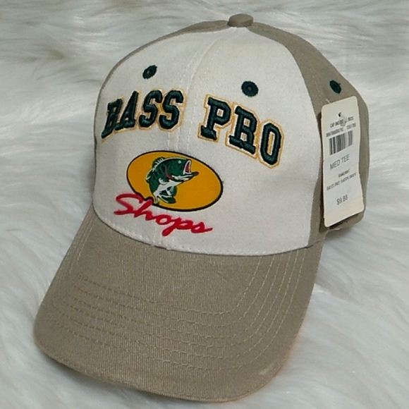 SALE! NWT Vintage Bass Pro Shops Adjustable Back...